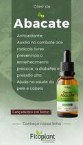 Oleo de abacate 30ml fitoplant Oleo de abacate 30ml fitoplant