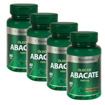 Oleo de Abacate Abacate Macrophytus 1000mg 60 Capsulas- 4 Unidades Macropytus