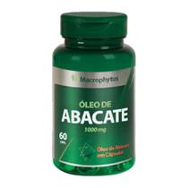 Oleo de Abacate Abacate Macrophytus 1000mg 60 Capsulas Softgel Macropytus