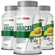 Óleo de Abacate ClinicMais 60 cápsulas Kit com 3