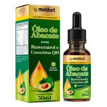 Óleo de Abacate com Resveratrol e Coenzima Q10 em Gotas 30ml - Melfort