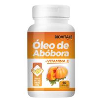 Óleo de abóbora + vitamina e - 1400mg 60 caps - benefícios espetaculares para próstata - BIOVITALE
