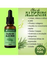 Óleo de Alecrim 100% Puro Crescimento Capilar, Fortalecimento e Queda dos Cabe Óleo de Alecrim 100% Puro Crescimento Capilar, Fortalecimento e Queda dos Cabe