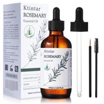 Óleo de alecrim Ktintar para crescimento de cabelo 120 ml orgânico com conta-gotas Óleo de alecrim Ktintar para crescimento de cabelo 120 ml orgânico com conta-gotas