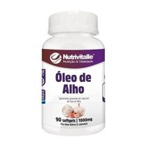 Oleo de alho 1000mg 60 capsulas nutrivitalle