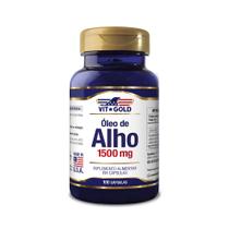 Óleo de Alho 1500mg Vitgold 100 cápsulas