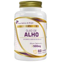 Óleo de Alho 500mg 60 Cápsulas - Flora Nativa