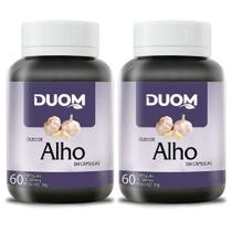 Óleo de Alho 60cps 500mg Duom Kit 2 Frascos