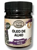 Óleo de Alho 700mg Suplemento Alimentar 60 Cápsulas Canteiro de Erva
