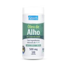 Óleo de Alho Desodorizado 500mg - 120 cápsulas - Stem