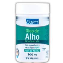 Óleo de alho desodorizado Alicina 300mg 60 Cápsulas - Stem