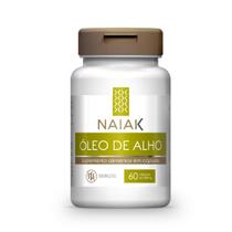 Óleo de Alho Desodorizado Naiak 60 Cápsulas