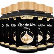 Óleo de Alho Premium - Fortalece e Reduz Colesterol - HF Suplements