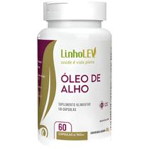 Óleo De Alho Puríssimo 500mg 60 Cápsulas - Linho Lev