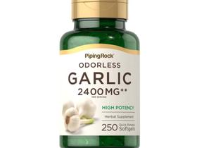 Oleo de Alho Puro Odorless Garlic 1200 mg 250 Softgels