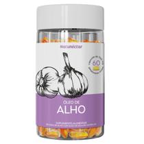Óleo de Alho Suplemento Alimentar Natural 100% Puro Vegetal Natunectar Total 60 Capsulas Gelatinosa 250mg