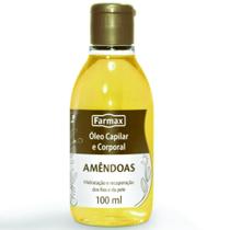 Oleo de amendoas 100ml farmax