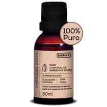 Óleo De Amêndoas Doces Puro Farmax 30ml