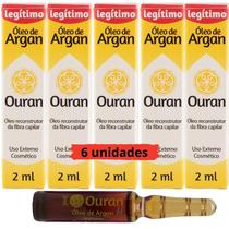 Oleo de Argan Ouran 2ml Kit Com 06 unidades - Arovitel