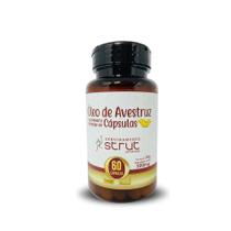 oleo de avestruz 60caps 500mg strut omega 3 6 7 9