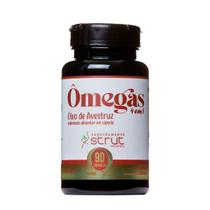 Oleo de avestruz strut 90 caps omega 3 6 7 9