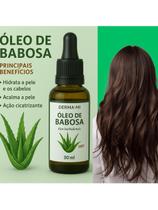 Óleo de Babosa 100% Puro Hidratação, Crescimento Capilar e Regeneração da Pele