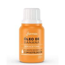 Óleo de Banana Diluente de Esmaltes 28Ml - Farmax Óleo de Banana Diluente de Esmaltes 28Ml - Farmax