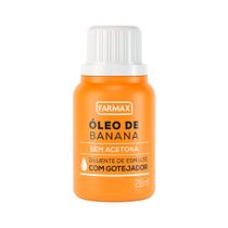 Oleo De Banana Farmax 28ml Sem Acetona