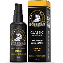 Óleo de barba Bossman Organic Mustache & Beard 60ml para homens Óleo de barba Bossman Organic Mustache & Beard 60ml para homens