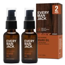Óleo de barba Every Man Jack Subtle Aged Bourbon 30 ml (pacote com 2)