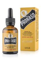 Óleo de barba Proraso Wood & Spice para homens 30 ml (pacote com 1)