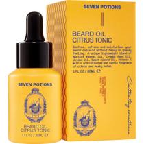 Óleo de barba SEVEN POTIONS, amaciador de barba suave, 30 ml, tônico cítrico Óleo de barba SEVEN POTIONS, amaciador de barba suave, 30 ml, tônico cítrico