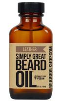 Óleo de Barba Simply Great Leather - 90ml, Vegano e Cruelty-Free Óleo de Barba Simply Great Leather - 90ml, Vegano e Cruelty-Free