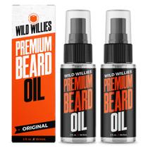Óleo de barba Wild Willies Premium Deep Conditioning 60 ml (pacote com 2)