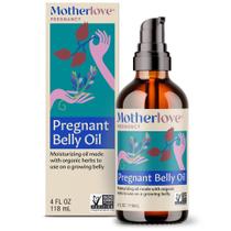 Óleo de barriga para grávidas Motherlove Natural 120 ml previne o estiramento