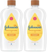 Óleo de bebê Johnson's Shea e manteiga de cacau hipoalergênico 591ml