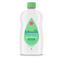 Óleo de bebê Óleo mineral Johnson's com aloe vera e vitamina E 600ml Óleo de bebê Óleo mineral Johnson's com aloe vera e vitamina E 600ml