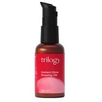 Óleo de beleza Trilogy Instant Glow Rosehip 30 ml com mica