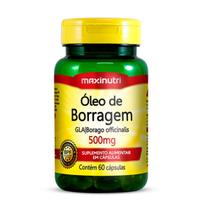 Óleo de Borragem 500mg 60 Cápsulas - MaxiNutri Óleo de Borragem 500mg 60 Cápsulas - MaxiNutri