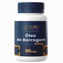 Óleo de Borragem 500mg - 60 Cápsulas Naturais para Pele, Ossos e Coração Óleo de Borragem 500mg - 60 Cápsulas Naturais para Pele, Ossos e Coração