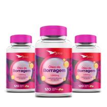 Óleo De Borragem Global Suplementos 360 Cápsulas Kit 3un Óleo De Borragem Global Suplementos 360 Cápsulas Kit 3un