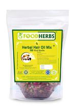 Óleo de cabelo à base de ervas Foodherbs Mistura de óleo de cabelo à base de ervas 100g