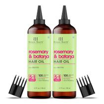Óleo de cabelo Botanic Hearth Rosemary Batana 2x198ml Biotina
