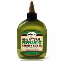 Óleo de cabelo Difeel Peppermint 210ml, pacote com 3 unidades, nutritivo