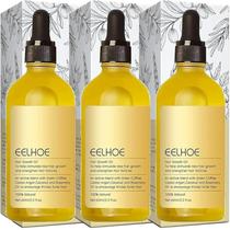 Óleo de cabelo Gaukomzs Veganic Natural Rosemary 60mL x3 para o crescimento do cabelo