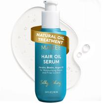 Óleo de cabelo MAREE para cabelos crespos com queratina, biotina e vitaminas