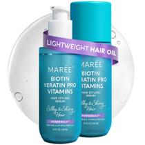 Óleo de cabelo MAREE para cabelos crespos e danificados com vitaminas A, E, B5