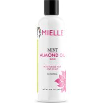 Óleo de cabelo Mielle Organics Mint Ammond Oil 240mL para todos os cabelos Óleo de cabelo Mielle Organics Mint Ammond Oil 240mL para todos os cabelos