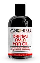 Óleo de cabelo Vadik Herbs Brahmi-Amla promove o crescimento 120mL