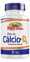 Óleo De Cálcio + Vitamina D3 60 Capsulas 500mg Rei Terra